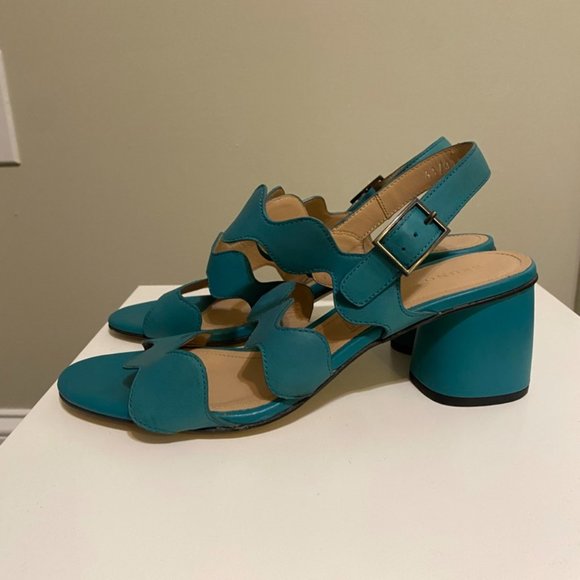 Aqua Three Strap Bruno Remi Sandals - Picture 3 of 6